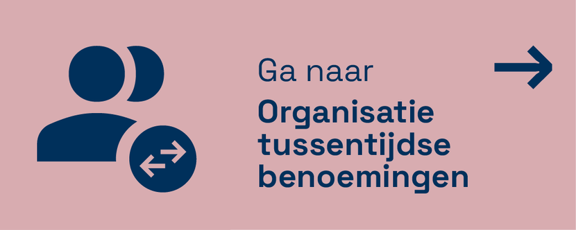 Ga verder naar organisatie tussentijdse benoemingen