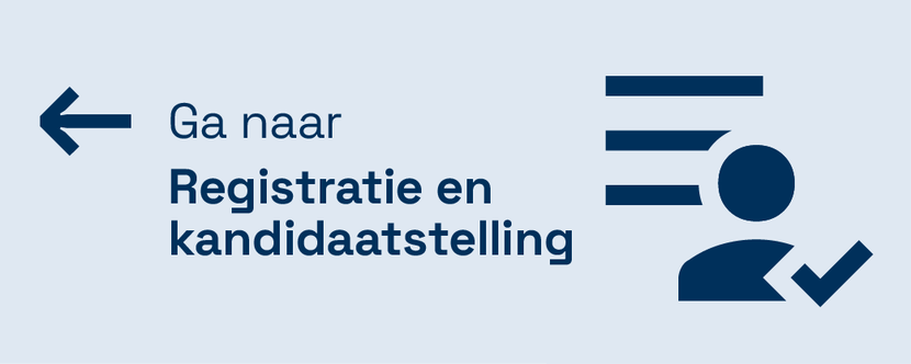 ga terug naar registratie en kandidaatstelling