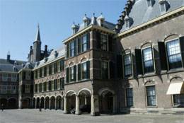 overzichtsfoto gebouwen Binnenhof Den Haag