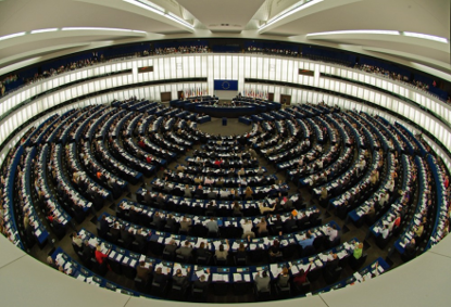 foto zaal Europees Parlement