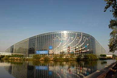 foto exterieur gebouw Europees Parlement