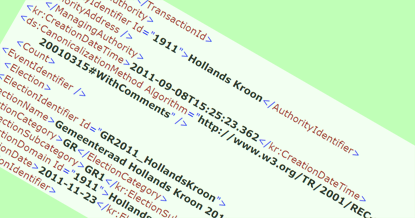 voorbeeld van EML-code